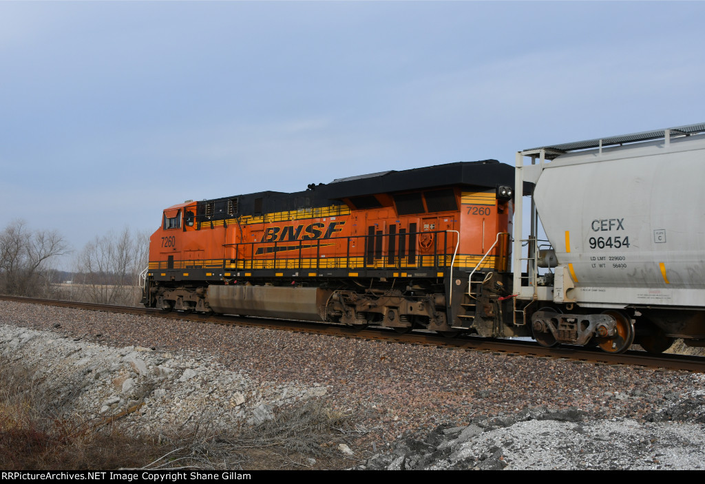 BNSF 7260 Roster shot